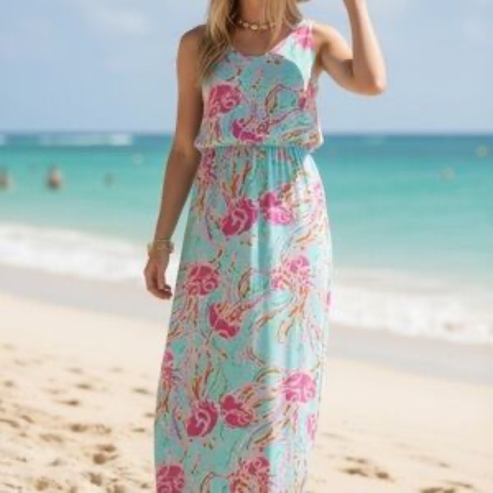 Lilly Pulitzer Jellies Be Jammin Maxi Dress - S